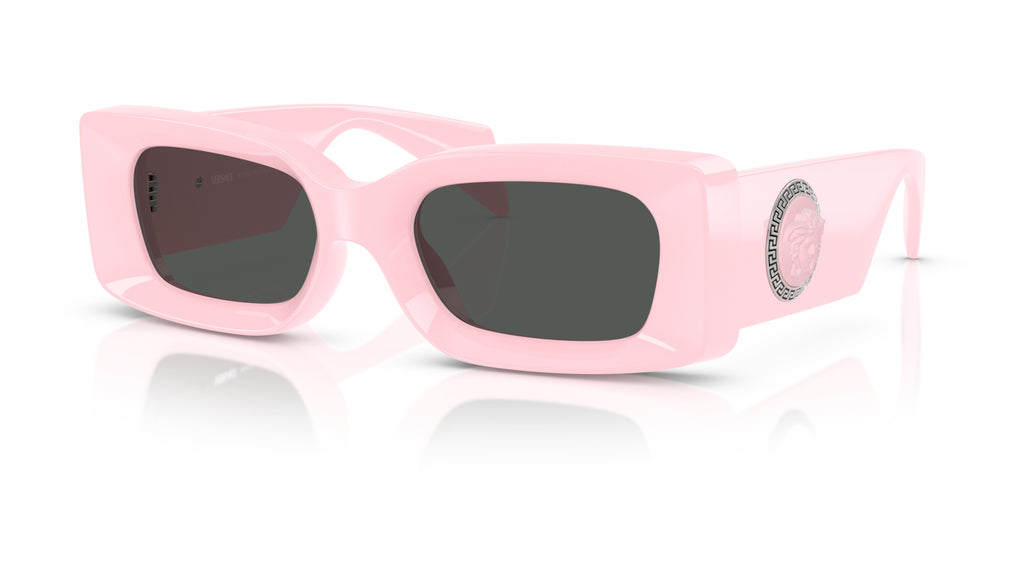 Lunettes de soleil Versace VE4474U 548587 – Rose – vue de trois quarts.