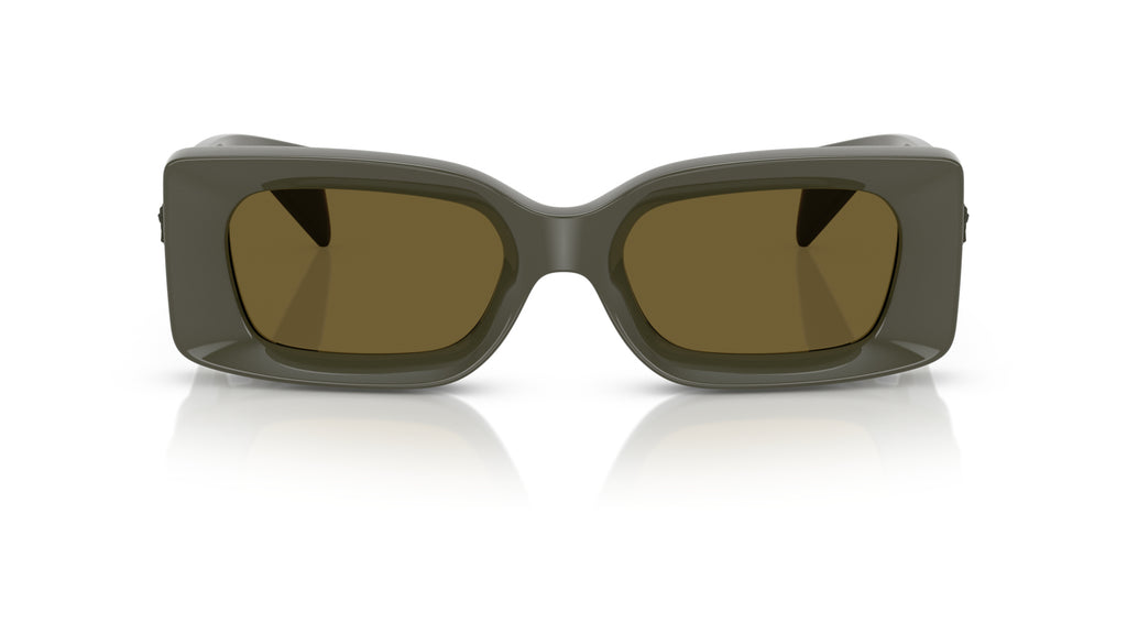 Lunettes de soleil Versace VE4474U 549173 – Olive foncé – vue de face.