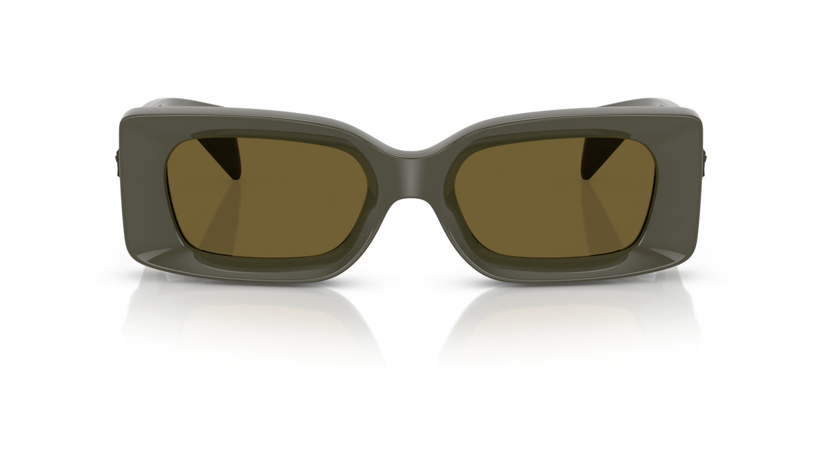 Lunettes de soleil Versace VE4474U 549173 – Olive foncé – vue de face.