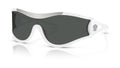 Lunettes de soleil Versace VE4475 314/87 – Blanc – vue de trois quarts.