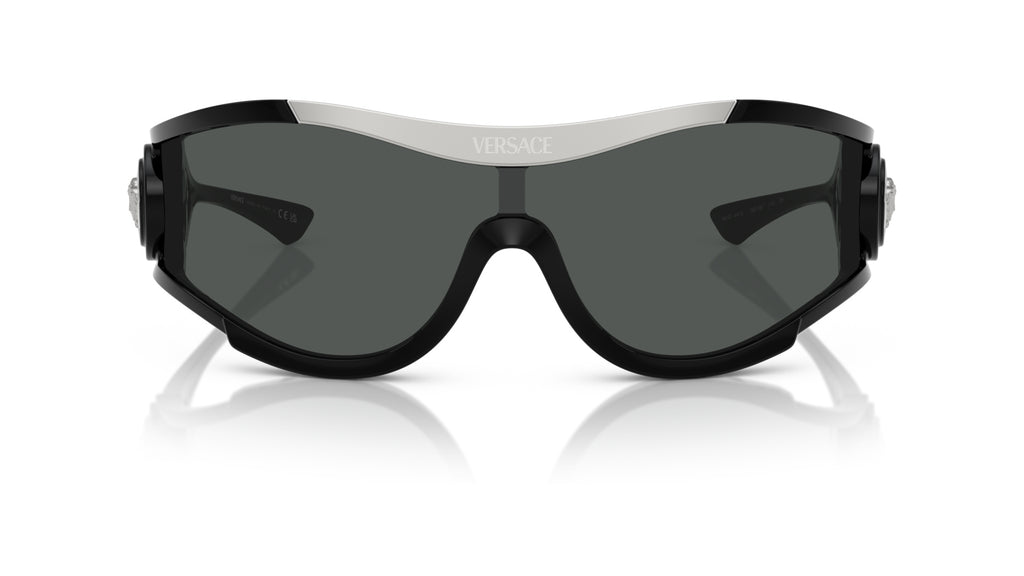 Lunettes de soleil Versace VE4475 GB1/87 – Noir – vue de face.