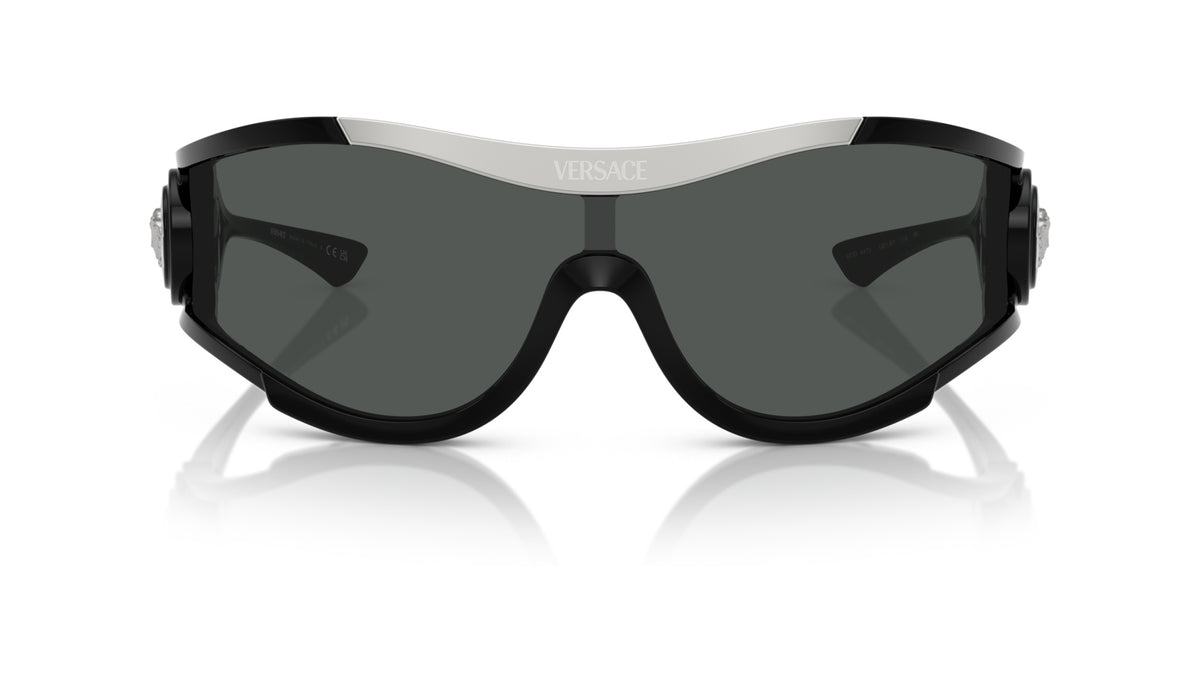 Lunettes de soleil Versace VE4475 GB1/87 – Noir – vue de face.