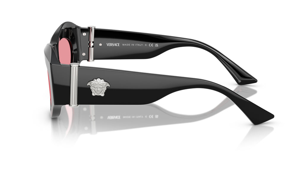 Lunettes de soleil Versace VE4477U 532084 – Noir – vue de profil.