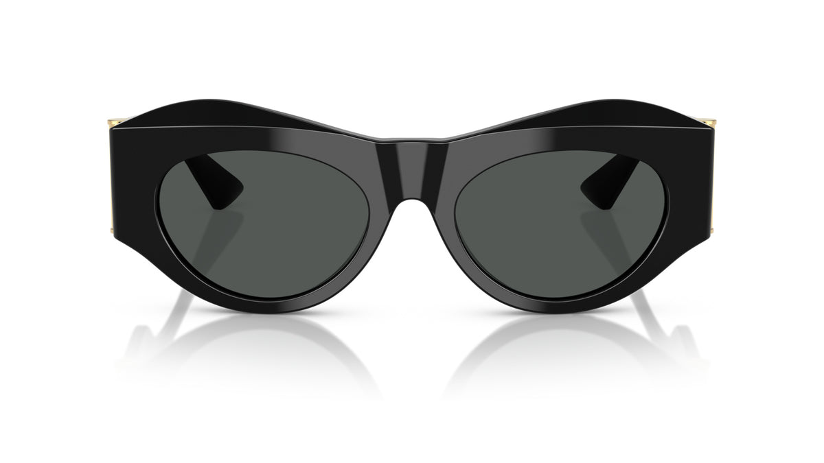 Lunettes de soleil Versace VE4477U GB1/87 – Noir – vue de face.