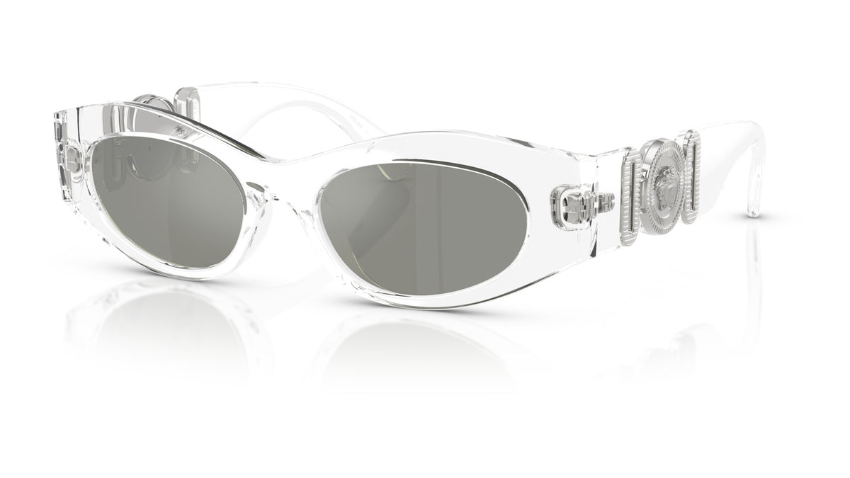 Lunettes de soleil Versace VE4480U 148/30 – Cristal – vue de trois quarts.