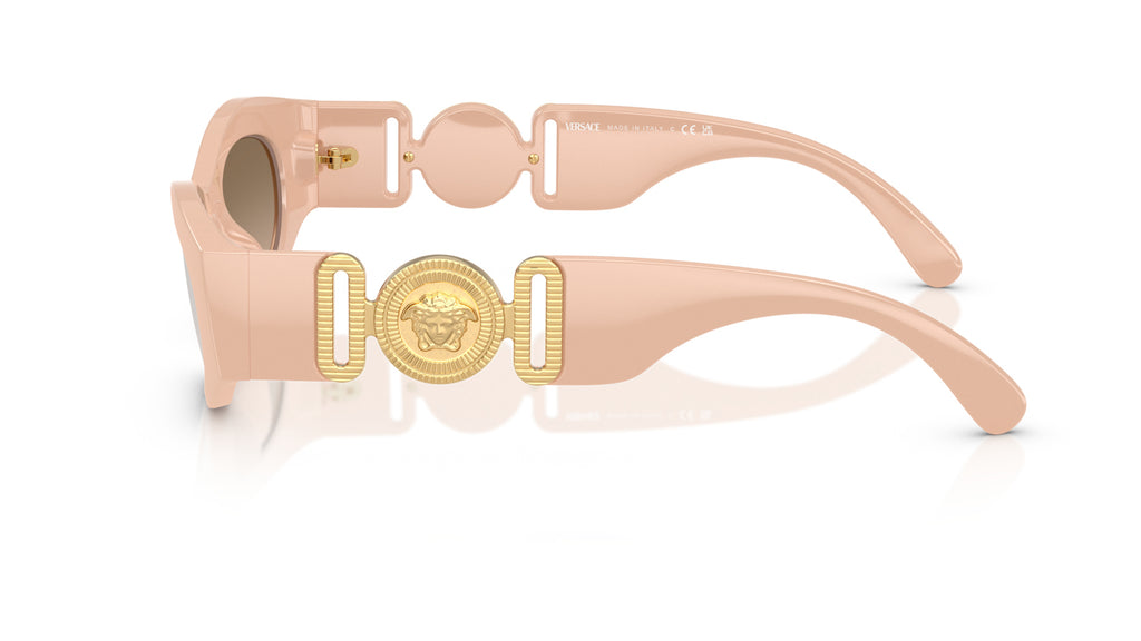 Lunettes de soleil Versace VE4480U 54946I – Nude – vue de profil.
