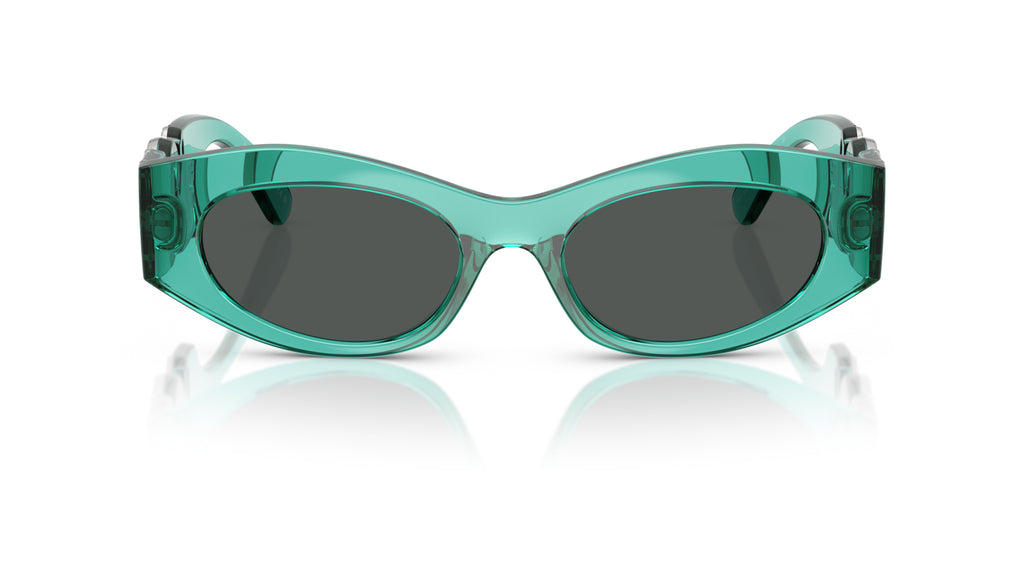 Lunettes de soleil Versace VE4480U 552987 – Opaline vert océan – vue de face.