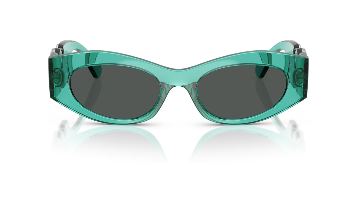 Lunettes de soleil Versace VE4480U 552987 – Opaline vert océan – vue de face.
