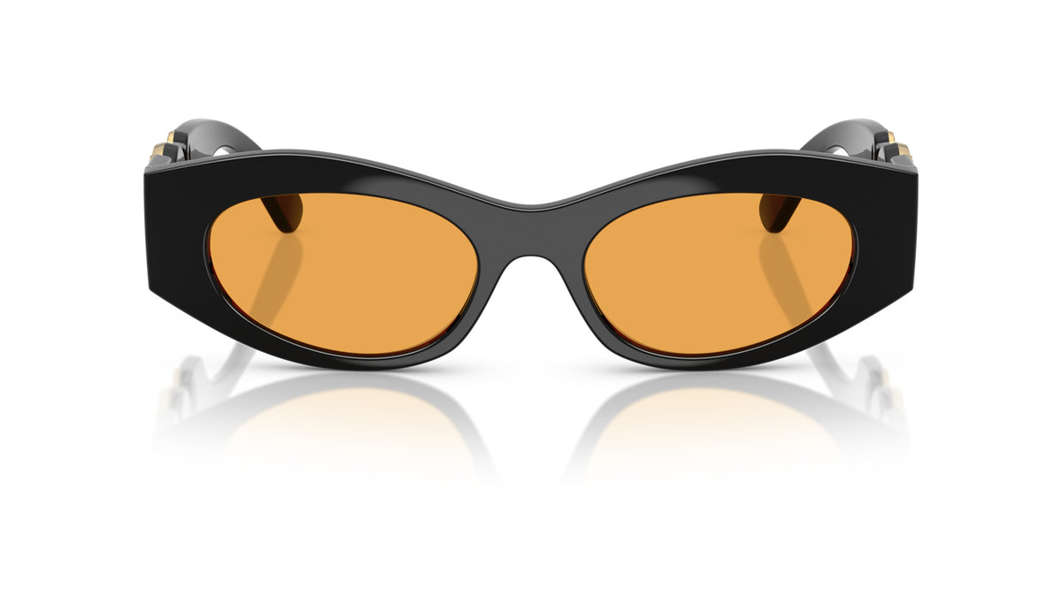 Lunettes de soleil Versace VE4480U GB1/7 – Noir – vue de face.