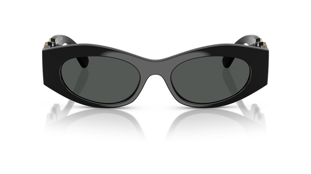 Lunettes de soleil Versace VE4480U GB1/87 – Noir – vue de face.