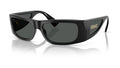 Lunettes de soleil Versace VE4482 GB1/87 – Noir – vue de trois quarts.