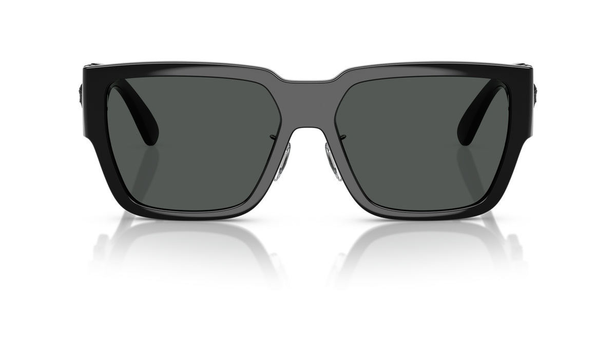 Lunettes de soleil Versace VE4483D 536087 – Noir – vue de face.