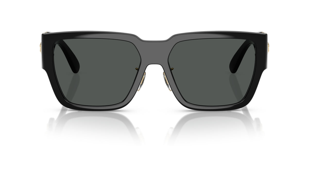 Lunettes de soleil Versace VE4483D GB1/87 – Noir – vue de face.