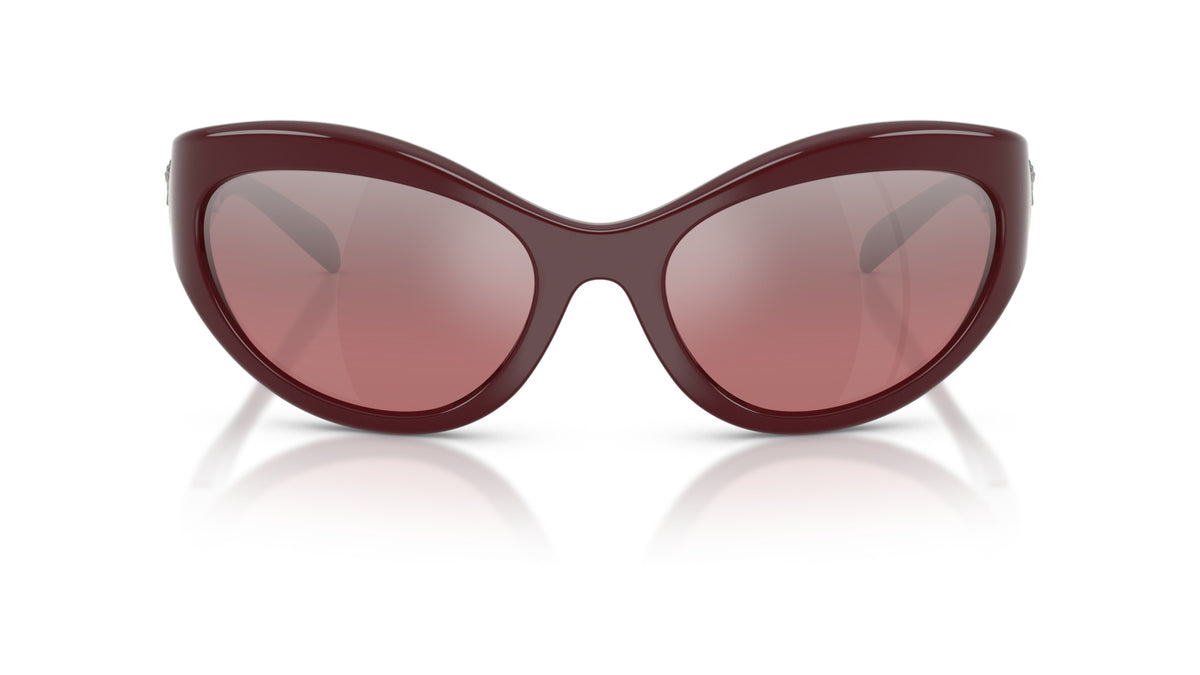 Lunettes de soleil Versace VE4485 54877E – Lie de vin – vue de face.