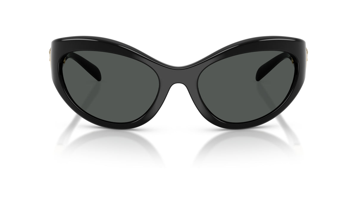 Lunettes de soleil Versace VE4485 GB1/87 – Noir – vue de face.