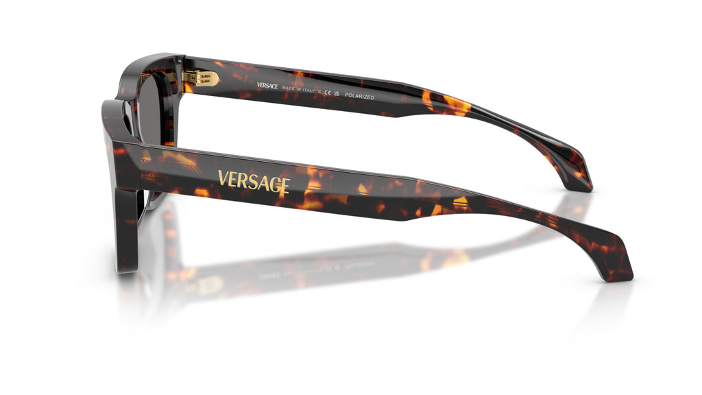 Lunettes de soleil Versace VE4486 550981 – Havane – vue de profil.