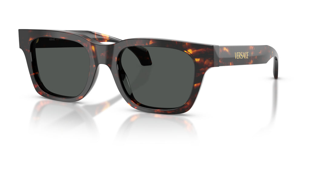 Lunettes de soleil Versace VE4486 550987 – Havane – vue de trois quarts.