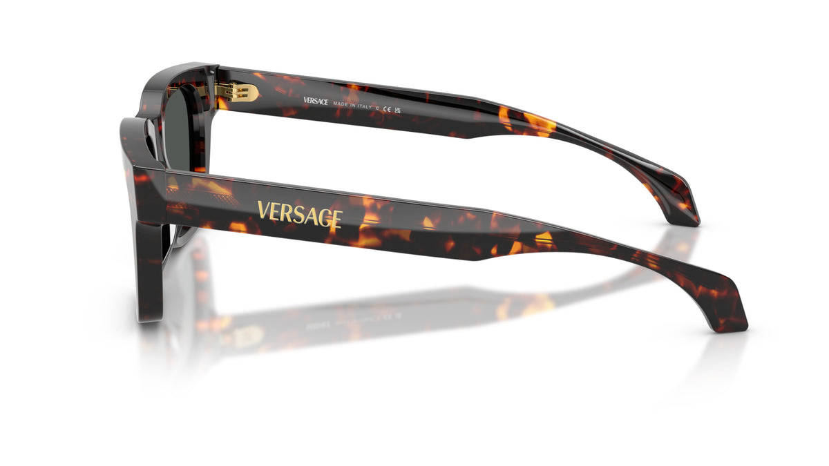 Lunettes de soleil Versace VE4486 550987 – Havane – vue de profil.