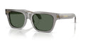 Lunettes de soleil Versace VE4486 551071 – Transparent Gris – vue de trois quarts.