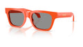 Lunettes de soleil Versace VE4486 5511/1 – Orange – vue de trois quarts.