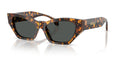 Lunettes de soleil Versace VE4488U 551487 – Écaille de tortue Havana – vue de trois quarts.