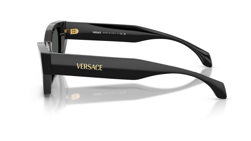 Lunettes de soleil Versace VE4488U GB1/87 – Noir – vue de profil.