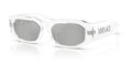 Lunettes de soleil Versace VE4489U 148/8V – Transparent – vue de trois quarts.