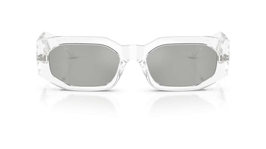 Lunettes de soleil Versace VE4489U 148/8V – Transparent – vue de face.
