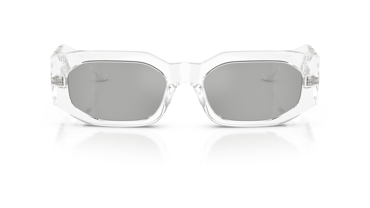 Lunettes de soleil Versace VE4489U 148/8V – Transparent – vue de face.