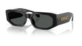 Lunettes de soleil Versace VE4489U GB1/87 – Noir – vue de trois quarts.