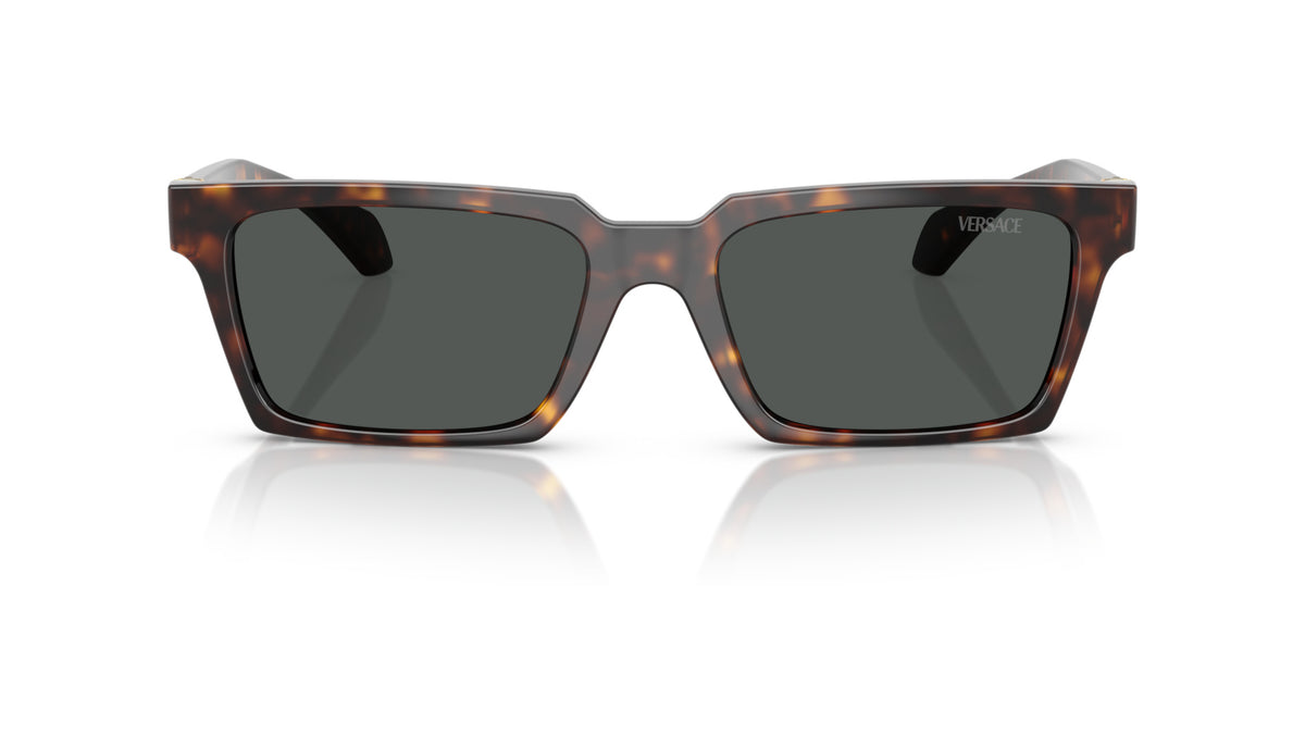 Lunettes de soleil Versace VE4490U 108/87 – Havane – vue de face.