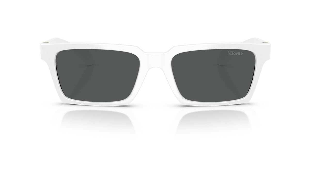 Lunettes de soleil Versace VE4490U 314/87 – Blanc – vue de face.