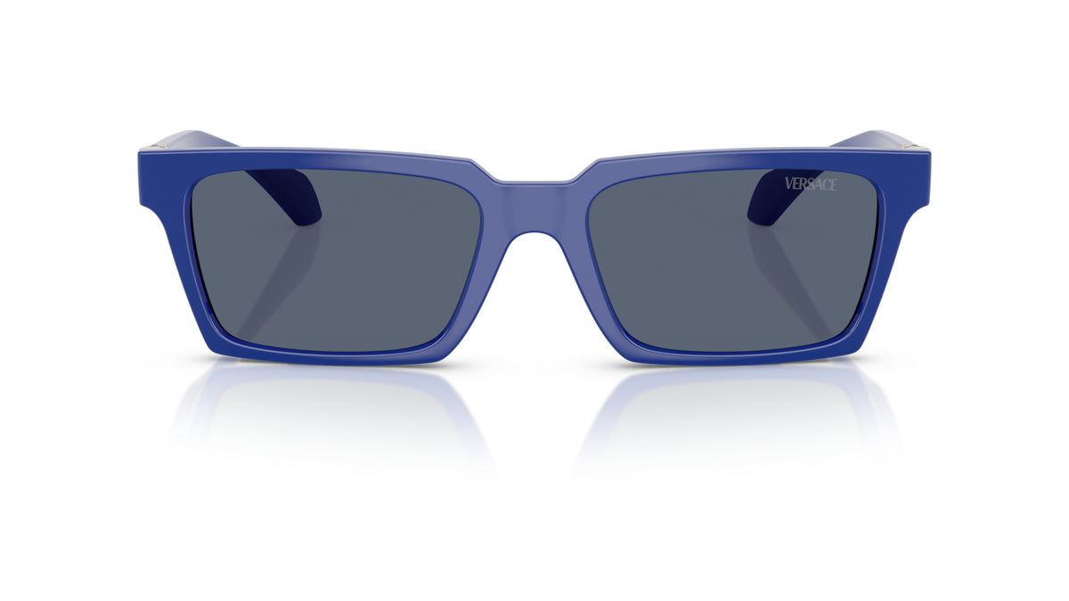 Lunettes de soleil Versace VE4490U 545087 – Bleu vif – vue de face.