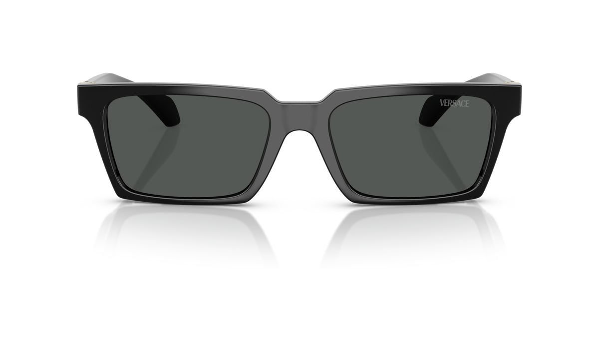 Lunettes de soleil Versace VE4490U GB1/87 – Noir – vue de face.