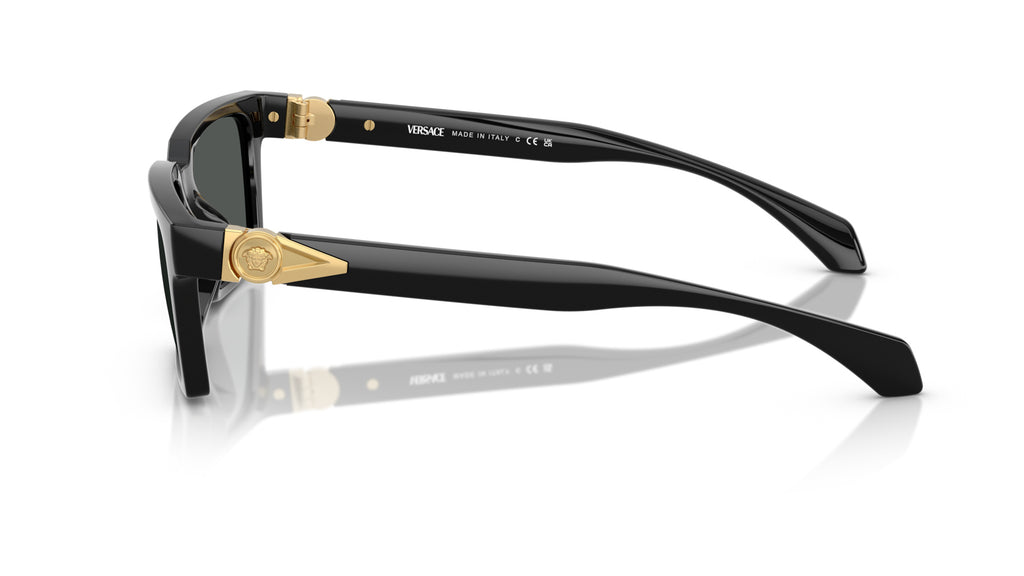 Lunettes de soleil Versace VE4490U GB1/87 – Noir – vue de profil.