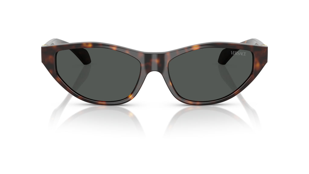 Lunettes de soleil Versace VE4491U 108/87 – Havane – vue de face.