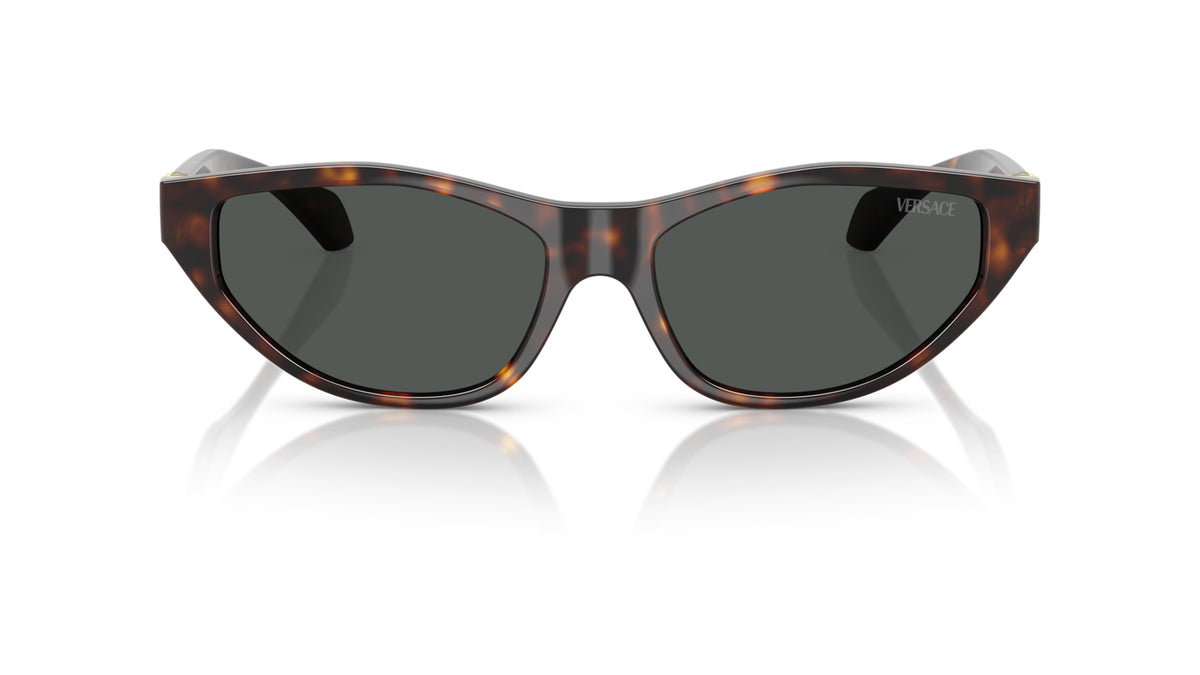 Lunettes de soleil Versace VE4491U 108/87 – Havane – vue de face.