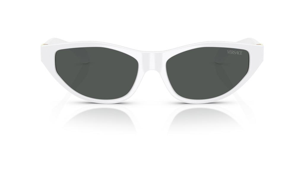 Lunettes de soleil Versace VE4491U 314/87 – Blanc – vue de face.