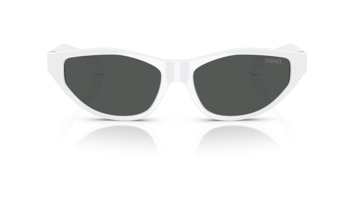 Lunettes de soleil Versace VE4491U 314/87 – Blanc – vue de face.