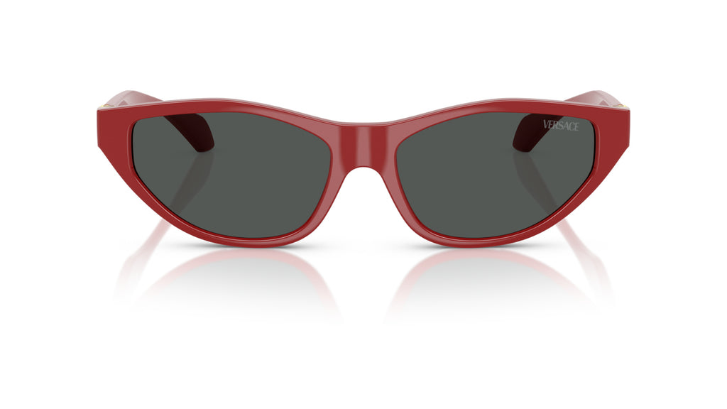 Lunettes de soleil Versace VE4491U 538887 – Rouge – vue de face.