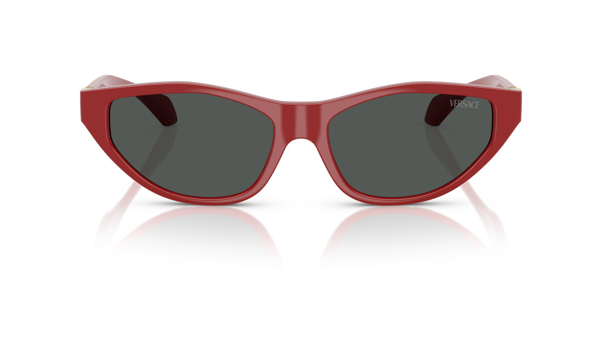 Lunettes de soleil Versace VE4491U 538887 – Rouge – vue de face.
