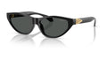 Lunettes de soleil Versace VE4491U GB1/87 – Noir – vue de trois quarts.