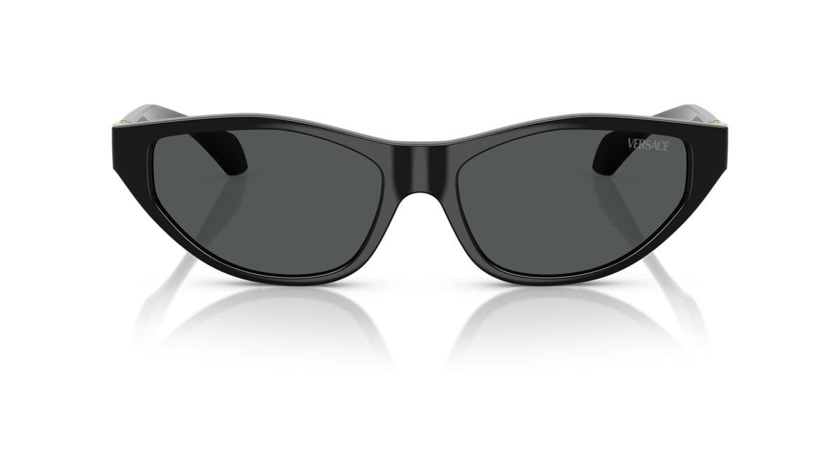 Lunettes de soleil Versace VE4491U GB1/87 – Noir – vue de face.