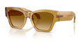 Lunettes de soleil Versace VE4492U 53472L – Transparent Miel – vue de trois quarts.