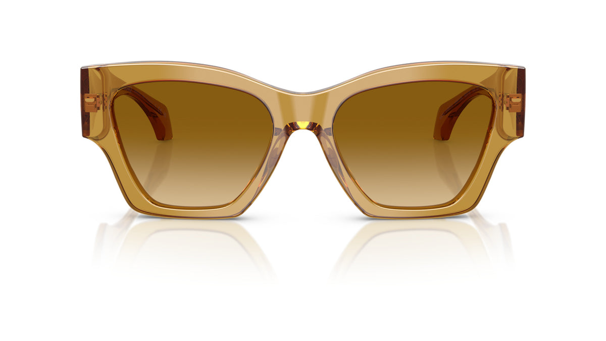 Lunettes de soleil Versace VE4492U 53472L – Transparent Miel – vue de face.