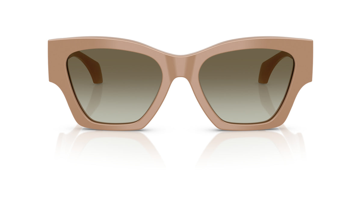 Lunettes de soleil Versace VE4492U 55178E – Camel uni – vue de face.