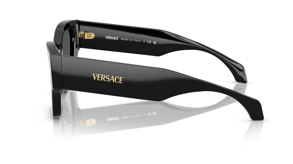 Lunettes de soleil Versace VE4492U GB1/87 – Noir – vue de profil.