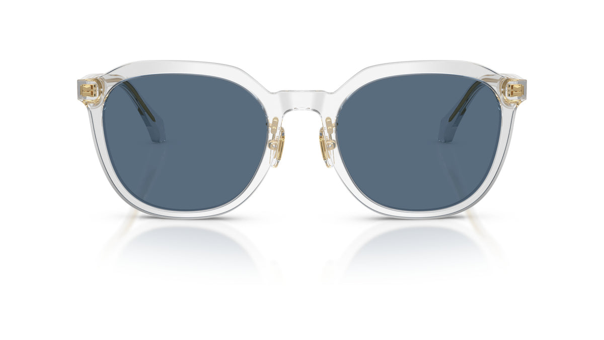 Lunettes de soleil Versace VE4493D 551971 – Transparent Gris – vue de face.