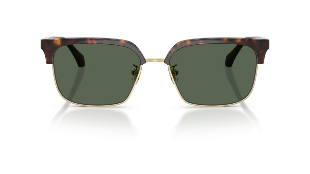 Lunettes de soleil Versace VE4494D 108/71 – Havana foncé – vue de face.