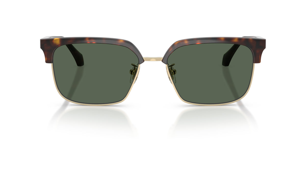 Lunettes de soleil Versace VE4494D 108/71 – Havana foncé – vue de face.